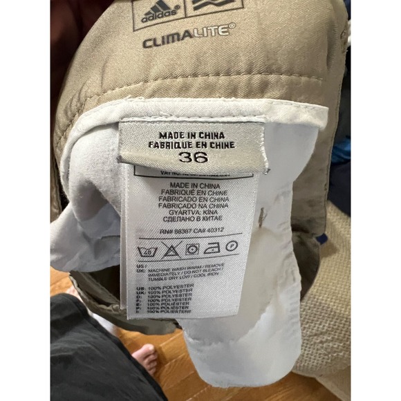 Adidas Climalite Men's Shorts Size 36 (Y 12) - Picture 6 of 6